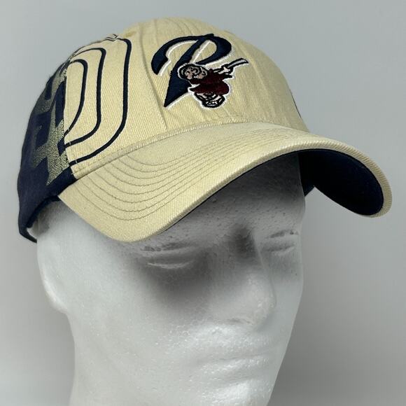 San Diego Padres Hat Baseball Cap Nike Team MLB 6 Panel Blue Flex Fitted OSFM - Picture 11 of 11